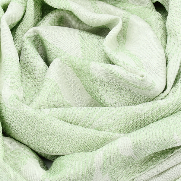 Anise green-women's-scarf-silk-wool-cashmere-Fantastic