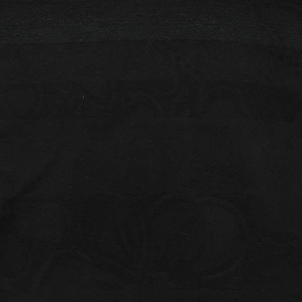 Extra-large-wool-rayon-cotton-silk-black-stole-Sentiment