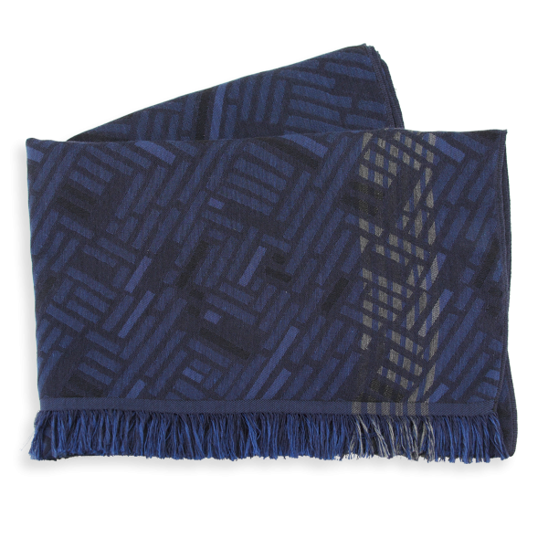 Navy-blue-silk-cashmere-Made-in-France-stole-Wand