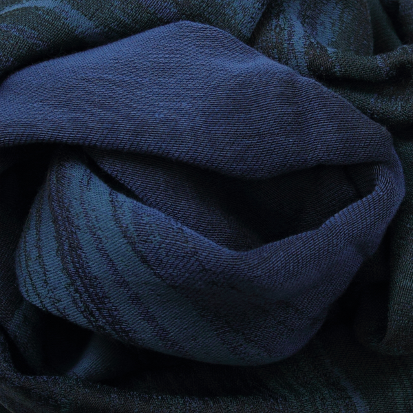 Men's-scarf-cotton-silk-blue-Spirit