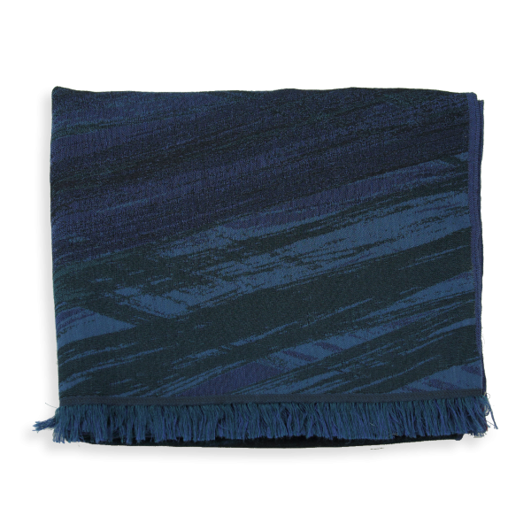 Men's-scarf-cotton-silk-blue-Spirit