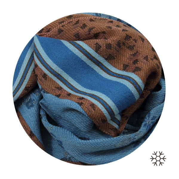 Women-stole-merino-wool-modal-blue-chocolat-Rovaniemi-3A