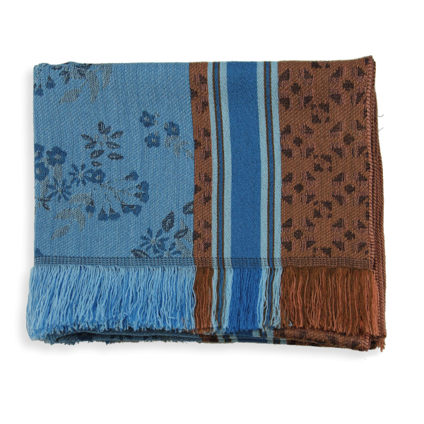 Women-stole-merino-wool-modal-blue-chocolat-Rovaniemi-3A