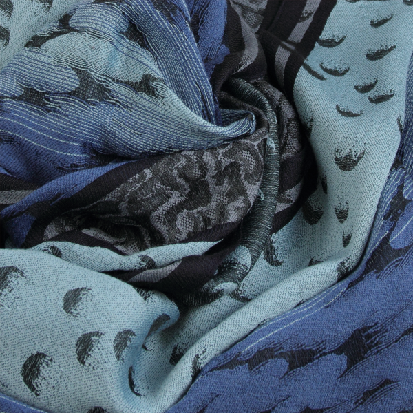 Blue-sky-merino wool-silk-men’s-scarf-Atome