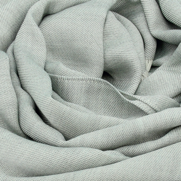 Bluish gray-monochrome-cashmere-unisex-blend-stole-Tout doux
