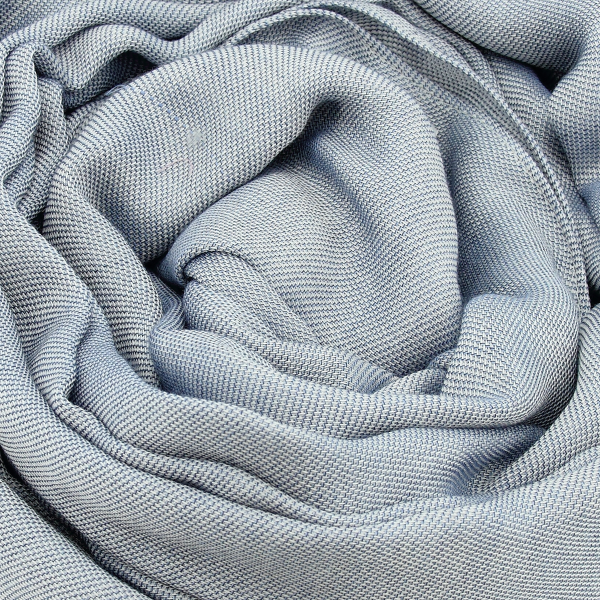 Blue jean-monochrome-cashmere-unisex-blend-stole-Tout doux