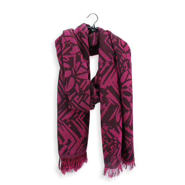 Pink-fuxia-cashmere-women's-stole-Savanna