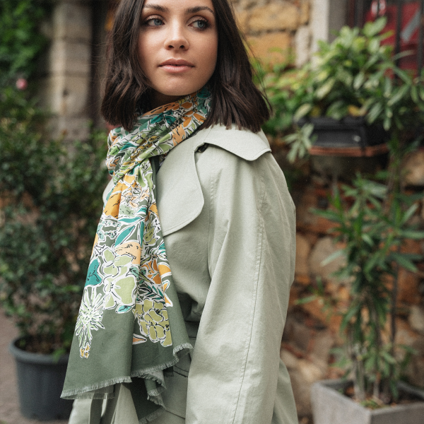 Romeo-khaki-cotton-women’s-stole