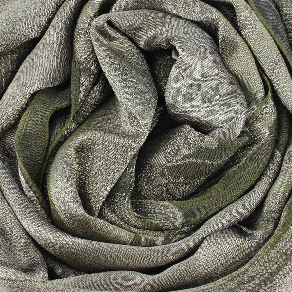 Khaki-beige-silk-cashmere-women's-scarf-Serenade