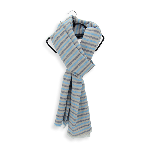 Men's-blue-cotton-stole-Transat