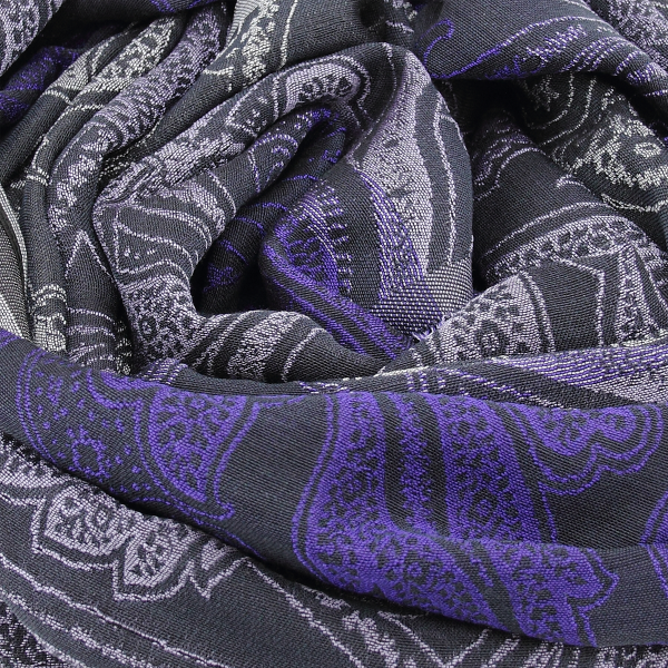 Women's-silk-wool-scarf-purple-Melodie