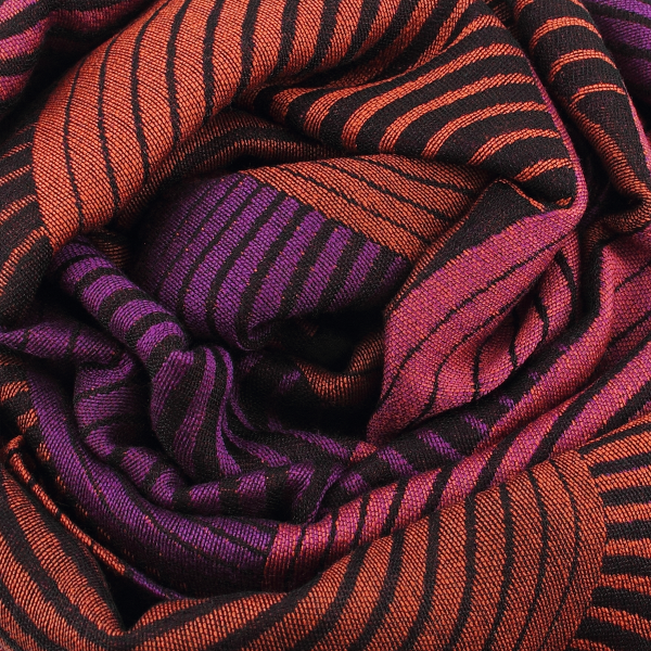 Purple-100% natural-women's-scarf-Spire