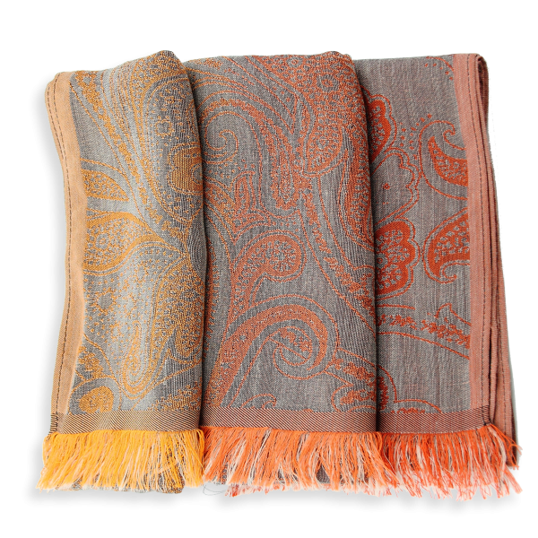 Rust-brown-wool-silk-women’s-scarf-Melodie