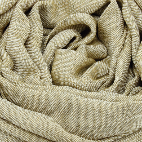 Soft green-monochrome-cashmere-unisex-blend-stole-Tout doux