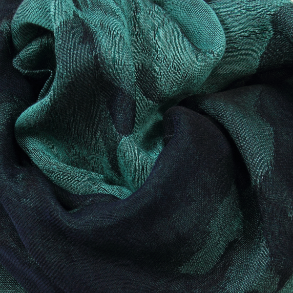 Turquoise-cotton-silk-women’s-stole-Emotion